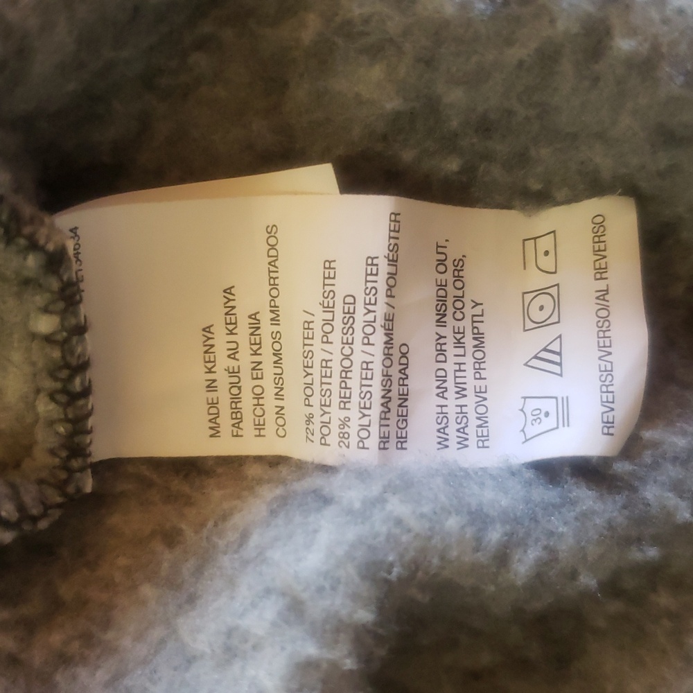 Izod Men's XL Two-Tone Gray Colorblock 1/4 Zip-Up Thermasoft Fleece Sweater - Picture 11 of 11
